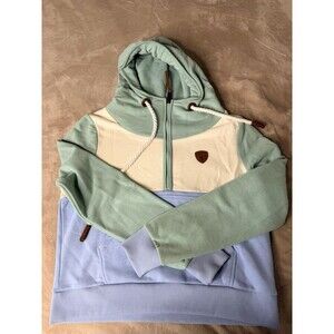 Wanakome Selene Blue Jay Green Bay/Baby Blue Jay/Oatmeal Hoodie Xl